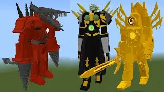 Skibidi toilet Multiverse addon in Minecraft PE - NEW MOD MCPE