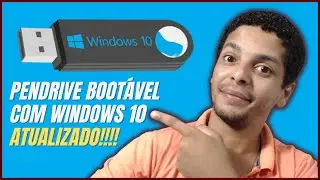Como criar PENDRIVE BOOTÁVEL com WINDOWS 10 Atualizado