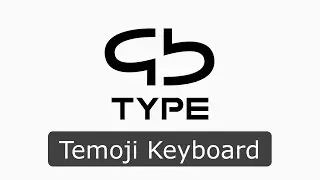 Temoji (Text-Emoji) Keyboard