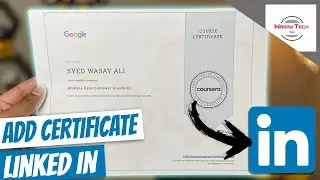 How to Add Coursera Certificate in LinkedIn Profile 2022 | Add Coursera Certificate on LinkedIn