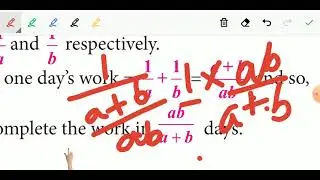 Time and work !!Unitary Method Part 2 /8 th STD Maths in Tamil/ tn Samacheer class 8 Maths