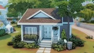 newcrest starter home 🏙️ | the sims 4 speed build | base game only