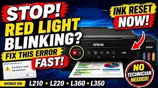 How to Reset Epson Ink Levels (L210, L220, L360, L350) | Fix ‘It’s Time to Reset Ink Levels