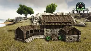 Ark: House With Stables - How To Build