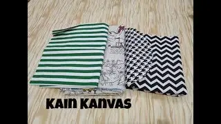 Empat Jenis Kanvas Untuk Tas #jahitmenjahit @UnwanSewing