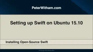 How to setup Apple Swift on Ubuntu 15.10