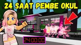 BROOKHAVEN'DA 24 SAAT PEMBE OKUL❤️ARIGİLLER🐝TUBA ARI🐝ROBLOX Brookhaven🏡RP🐝AYŞEM ECE ARI
