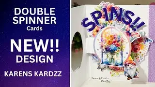 DOUBLE SPINNER CARDS/ Loads of Interactive Fun!