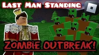 Justy VS 40 Zombies! Last man standing | ROBLOX