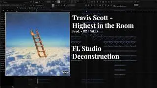 Travis Scott - Highest in the Room (FL Studio Remake)