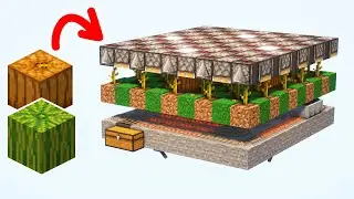 AFK Pumpkin Farm in Minecraft / AFK Watermelon Farm in Minecraft