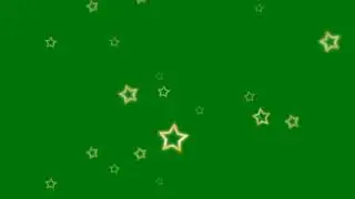 Awesome star falling green screen effects. (Free video)