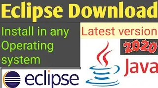 🔴Eclipse for Java Developers | Download Eclipse And Install in Any System | Hello World Java program