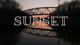 SUNSET IN HOME TOWN | Cinematic video | Drone