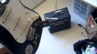 Gambiarra! guitarra sem fio !