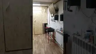 баня в гараже ещё ремонт не доделал