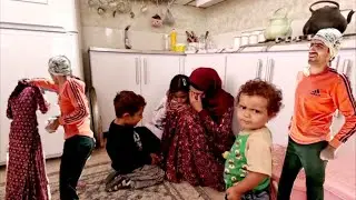 A fierce fight between Ghadir and Tayyiba.Children's anger at their father