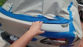 DIY Vehicle Paint Touch Up with Rattle Can Spray Paint Lexus RX350 - Fix Flaking Peeling Paint Spots