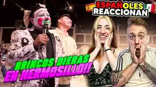 ESPAÑOLES REACCIONAN a BRINCOS DIERAS show HERMOSILLO (SUPER GRACIOSO)