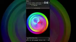 Colorful Hexagon Spiral - Python Turtle beautiful graphics - 32  |  Super animation | Python Turtle