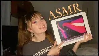 АСМР 🥰 распаковка MACBOOK pro 13 ✨ близкий шепот ✨ распаковка новогоднего подарка от мужа ✨