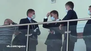Губернатор Сипягин в спорткомплексе им.Паушкина  (Гусь-Хрустальный 21-04-2020 #вГусе)