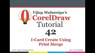 Lesson 42 I Card Create Using Print Merge
