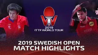 Lin Gaoyuan vs Dimitrij Ovtcharov | 2019 ITTF Swedish Open Highlights (1/4)
