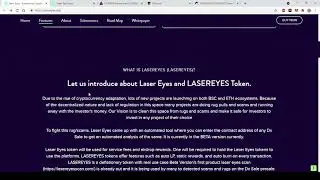 LASEREYES - not Investable. No Future. DYOR