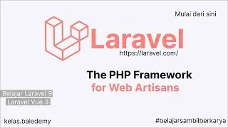 Belajar Laravel 9 - Install Vue 3
