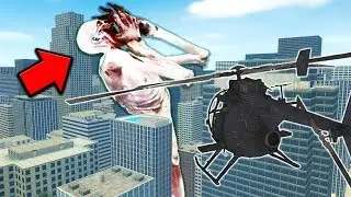 HELICOPTER BATTLE AGAINST GIANT SCP-096! - Gmod SCP Survival - Garry's Mod Gameplay