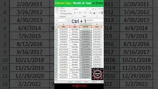Excel Interview Question Day Month Year in Excel #excel #exceltips #exceltricks #exceltutorial