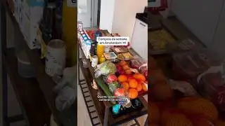 Compras da semana no mercado de Amsterdam, com preços! 🇳🇱 #mercado #holanda #amsterdam