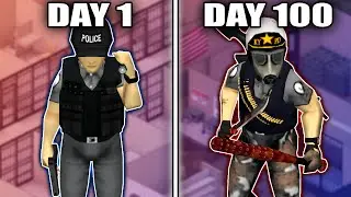 I Survived 100 DAYS In DIRKERDAM As a POLICE OFFICER