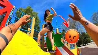DON'T DO THIS TO YOUR TRAINER 3 @Celpan  (Epic Parkour Chase POV)