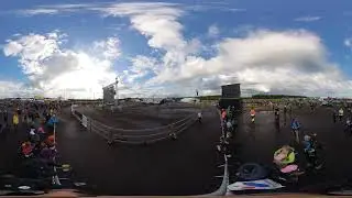 Jukolan viesti 2024 Kauhava, Venloja tulossa vaihtoalueelle 360-videoo