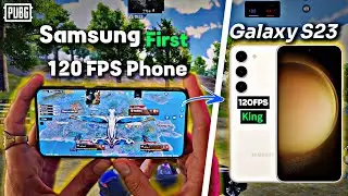 Samsung Galaxy S23 Pubg Test | 120 FPS With FPS Meter !