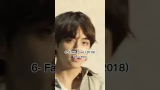 Top 6 most viewed BTS songs.