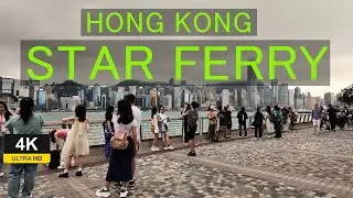 「4K」STAR FERRY The Most Beautiful Destination in  🇭🇰HONGKONG VICTORIA HARBOUR