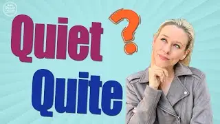Quiet vs Quite | Confused English words | English Gramma | English with Jackie #short