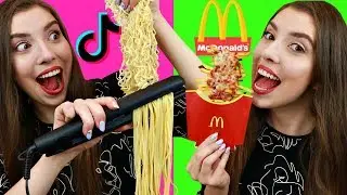 TESTUJE LIFEHACKI Z TIKTOKA McDonalds NOWE JEDZENIE