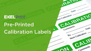 Pre-Printed Calibration Labels
