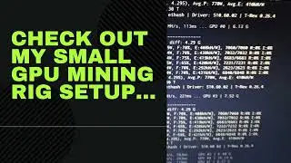 CHECK IT OUT My small GPU mining rig setup...
