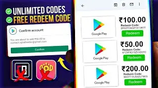 Scratch and Earn *Google Play Gift Card Redeem Code App | How To Earn Redeem Code 2024 | Shirou Tech
