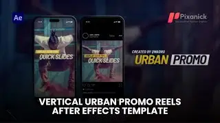 Vertical Urban Promo Reels After Effects Template Download