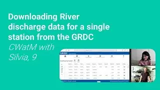 Downloading river discharge data for a single station from the GRDC (A9)
