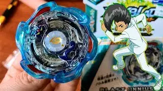 BLAST JINNIUS review of the 3 season cartoon BeyBlade Burst super battle