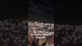 Chris Stapleton and the lights!