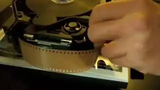 Aaton Penelope s 35mm mag loading process