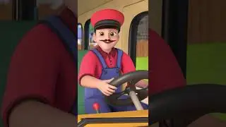 Wheels On The Bus Go Round and Round | Nursery Rhymes & Kids Songs | NuNu Tv  